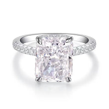 Charger l&#39;image dans la galerie, 【ZHOYA】4CT 925 sterling silver diamond women&#39;s  ring