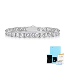 Cargar imagen en el visor de la galería, 【ZHOYA】 Sparkle Tennis Silver Moissanite Bracelet