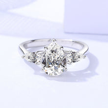 Load image into Gallery viewer, 【ZHOYA】 Excellent Moissanite 2 CT S925 Silver Platinum Plated Ring