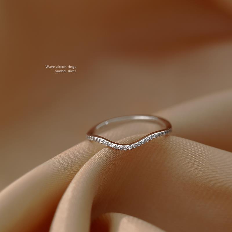 【ZHOYA】925 sterling silver moissanite band