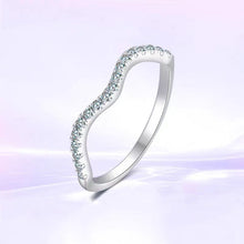 Charger l&#39;image dans la galerie, 【ZHOYA】925 sterling silver moissanite band