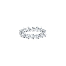 Cargar imagen en el visor de la galería, 【ZHOYA】925  moissanite heart shape band