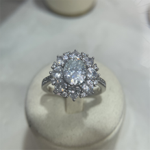 Charger l&#39;image dans la galerie, 【ZHOYA】 Moissanite 2 CT S925 Silver Ring