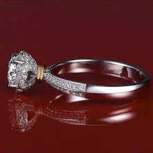 Charger l&#39;image dans la galerie, 【ZHOYA】 2CT Moissanite 925 Sterling Silver Ring