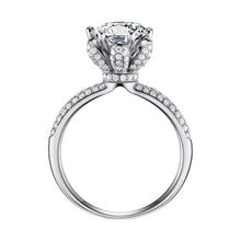 Cargar imagen en el visor de la galería, 【ZHOYA】 1-2CT Moissanite 925 Sterling Silver Ring