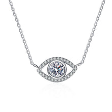 Load image into Gallery viewer, 【ZHOYA】925 Silver Pendant Fashion unique Angel Eyes Moissanite inlaid necklace