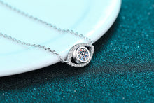 Load image into Gallery viewer, 【ZHOYA】925 Silver Pendant Fashion unique Angel Eyes Moissanite inlaid necklace