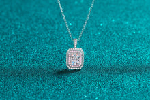 Charger l&#39;image dans la galerie, 【ZHOYA】925 Sterling Silver  1 carat emerald cut  Moissanite collarbone chain