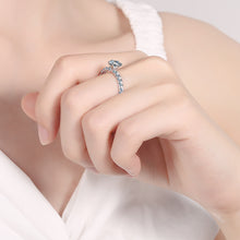 Charger l&#39;image dans la galerie, 【ZHOYA】925 Sterling Silver  Asscher cut 0.8 carat Moissanite Ring  pt950 gold plated