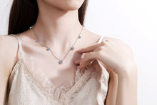 Load image into Gallery viewer, 【ZHOYA】New 925 sterling silver necklace six claws 3.2 carat Moissanite full star necklace