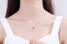 Cargar imagen en el visor de la galería, 【ZHOYA】s925 Sterling Silver collarbone Chain 30 ctp Moissanite Necklace