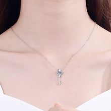 Cargar imagen en el visor de la galería, 【ZHOYA】s925 Sterling Silver collarbone Chain 30 ctp Moissanite Necklace