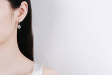 Charger l&#39;image dans la galerie, 【ZHOYA】925 Sterling Silver oval shape Moissanite ear buckle pt950 gold plated