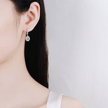 Charger l&#39;image dans la galerie, 【ZHOYA】925 Sterling Silver oval shape Moissanite ear buckle pt950 gold plated