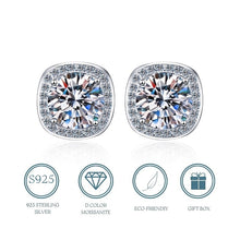 Load image into Gallery viewer, 【ZHOYA】S925 Silver Moissanite Stud Earrings For Women