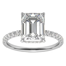 Cargar imagen en el visor de la galería, 【ZHOYA】Sterling Silver Ring | Rectangle Cut Moissanite Diamond