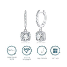 Cargar imagen en el visor de la galería, 【ZHOYA】 S925 Silver Moissanite Hanging Drop Diamond Earrings For Women