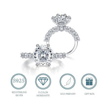 Load image into Gallery viewer, 【ZHOYA】 Sterling Silver 3.0 Carat | Fireworks Luxury Moissanite Ring