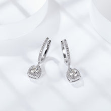 Cargar imagen en el visor de la galería, 【ZHOYA】 S925 Silver Moissanite Hanging Drop Diamond Earrings For Women