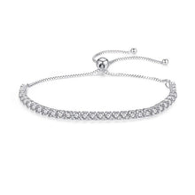 Cargar imagen en el visor de la galería, 【ZHOYA】 Sparkle Tennis Silver Moissanite Bracelet