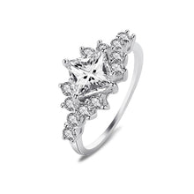 Charger l&#39;image dans la galerie, 【ZHOYA】 Moissanite 1.2 CT S925 Silver Platinum Plated Ring