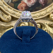 Cargar imagen en el visor de la galería, 【ZHOYA】3CT Moissanite Gemstone 925 Sterling Silver Ring