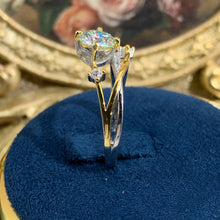 Charger l&#39;image dans la galerie, 【ZHOYA】1CT Moissanite Yellow gold 18K Ring