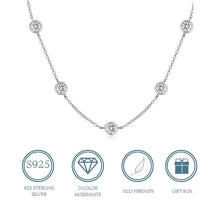 Load image into Gallery viewer, 【ZHOYA】Starry Sky Bubble 3.0CT 925 Sterling Silver Moissanite Necklace