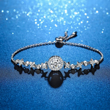 Charger l&#39;image dans la galerie, 【ZHOYA】Moon Star 1.0CT 925 Sterling Silver Moissanite Bracelet