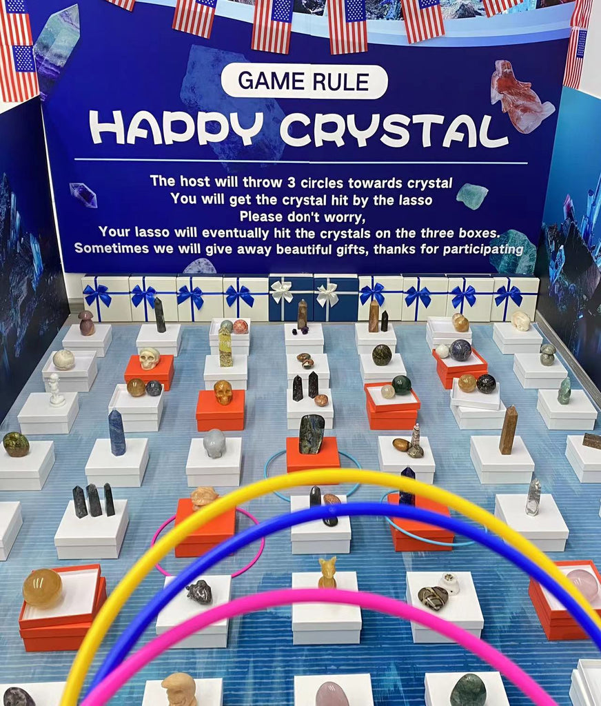 Crystal lasso game (buy two get one free!) One free gift per order! Each single weight between 800-1200 grams!