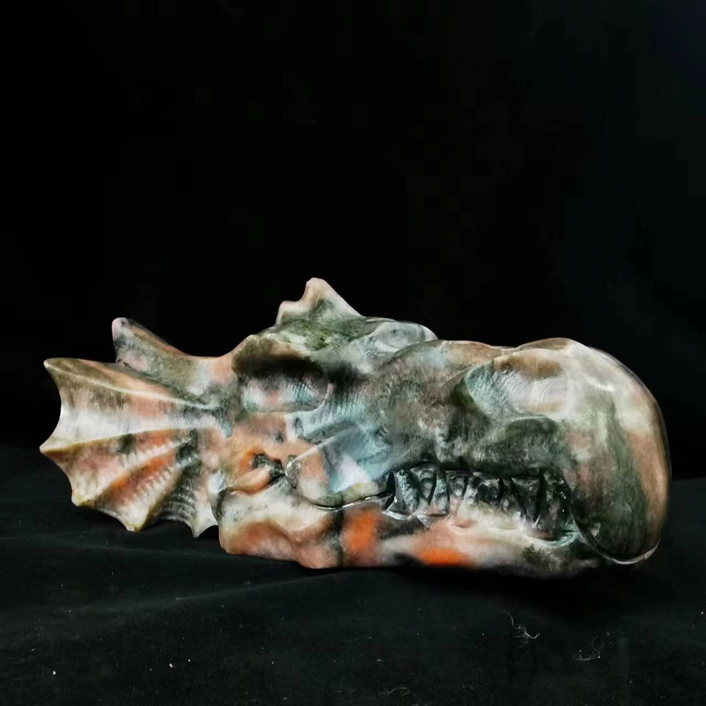 Crystal dragon head