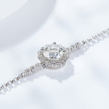 Charger l&#39;image dans la galerie, 【ZHOYA】 Flower S925 1 CT Moissanite Bracelet