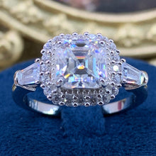 Charger l&#39;image dans la galerie, 【ZHOYA】 2CT Moissanite 925 Sterling Silver Ring