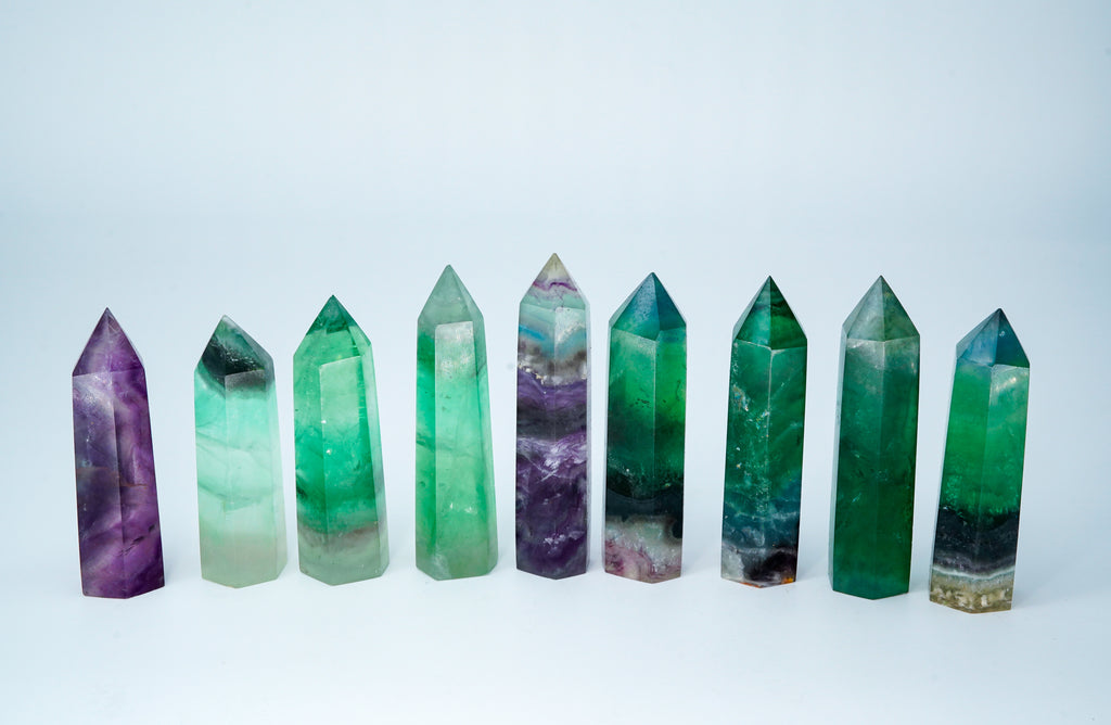 Fluorite small pillar