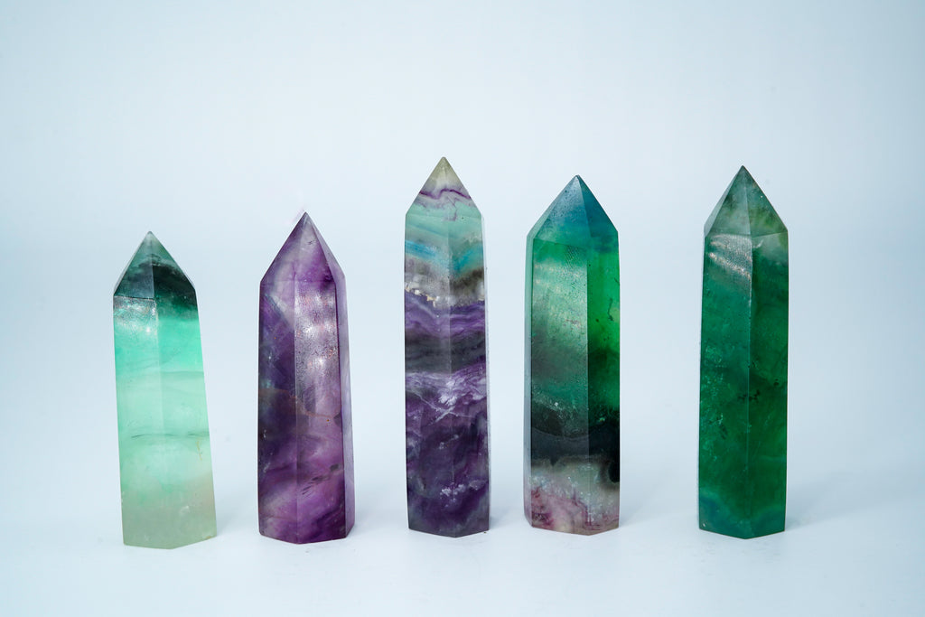 Fluorite small pillar