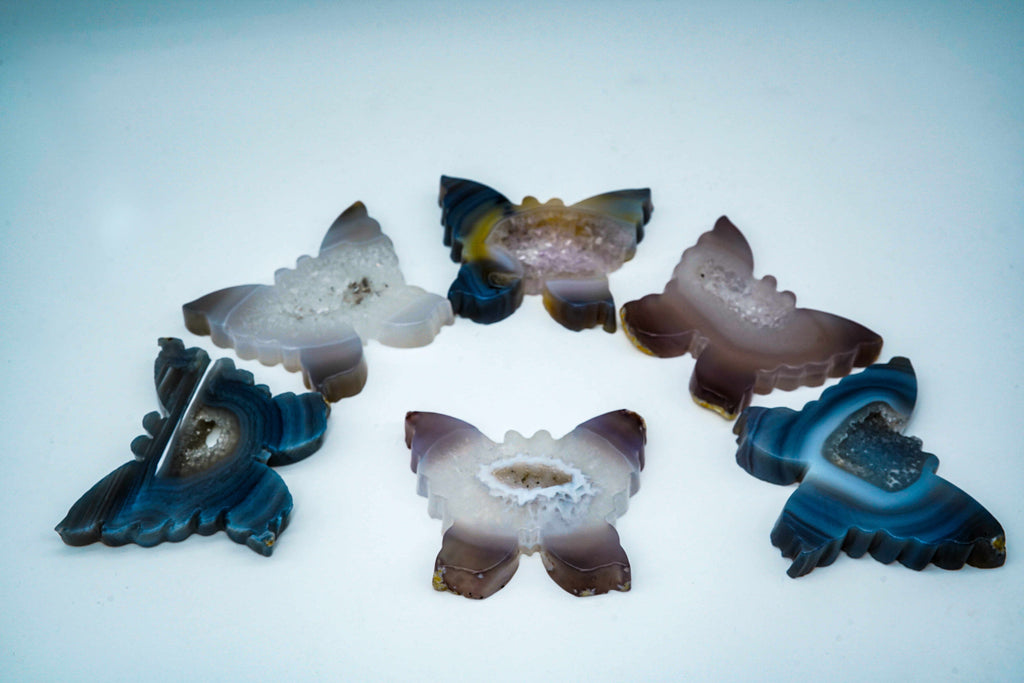 Agate Crystal Cave Butterfly