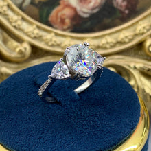 Charger l&#39;image dans la galerie, 【ZHOYA】3CT Moissanite 925 Sterling Silver Ring