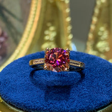 Charger l&#39;image dans la galerie, 【ZHOYA】rose gold 18K  2CT Moissanite ring