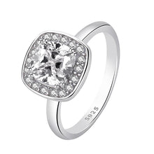 Load image into Gallery viewer, 【ZHOYA】 Moissanite 1Carat S925 Silver Platinum Plated Ring