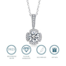 Cargar imagen en el visor de la galería, 【ZHOYA】 Golden Years 1 CT 925 Sterling Silver Moissanite Necklace